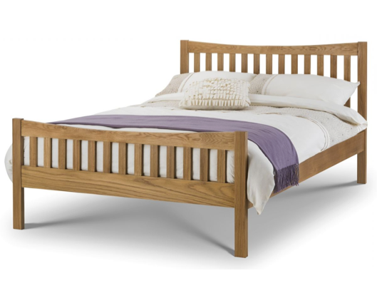 BERGAMO OAK BED 150CM