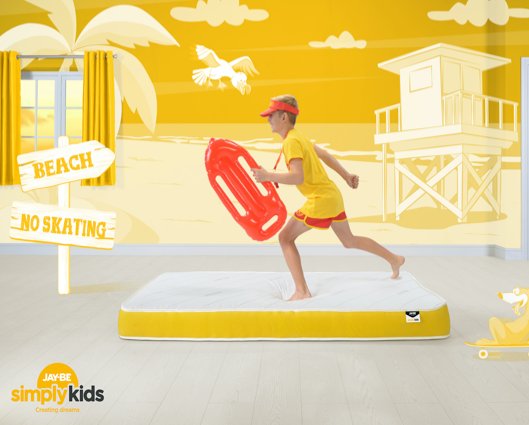 Jay-Be® Simply Kids® Anti-Allergy Foam Free e-Pocket® Sprung Mattress - Single