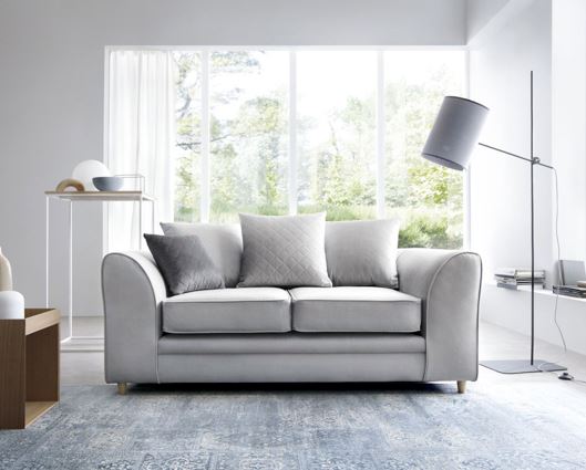 Chicago 3 Seater-Light Grey
