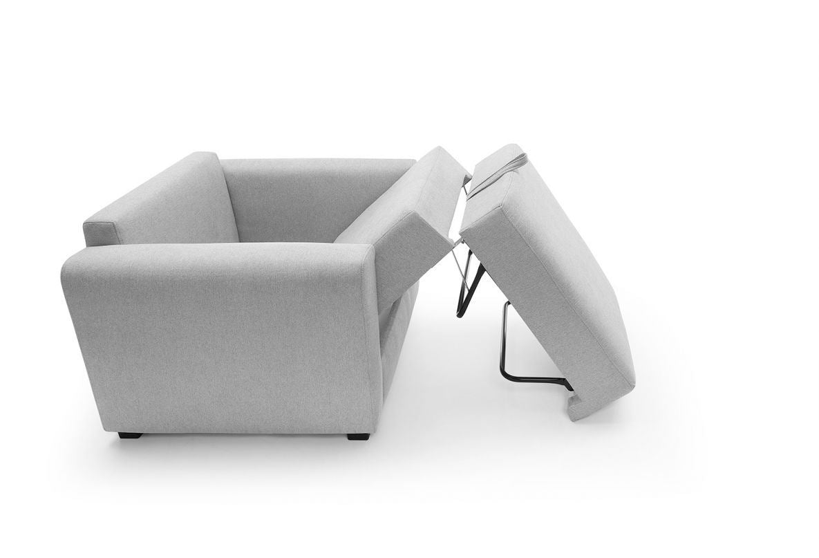 Olly Single Sofa Bed - Light Grey