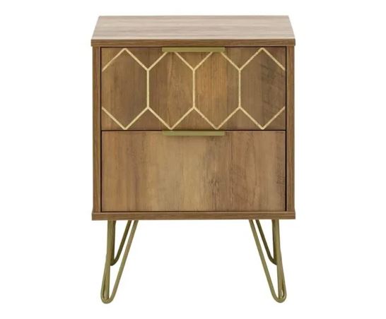 Orleans 2 Drawer Bedside Mango