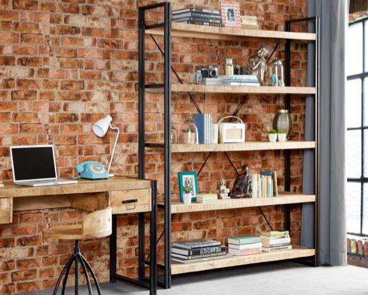 COSMO INDUSTRIAL LARGE OPEN BOOKCASE