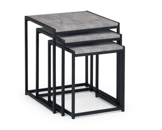 STATEN CONCRETE NEST OF 3 TABLES