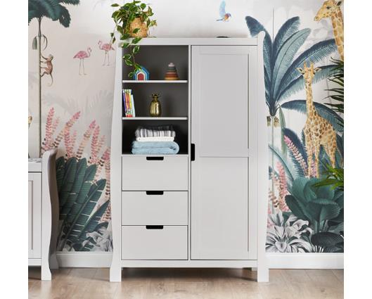 Stamford Double Wardrobe-Warm Grey