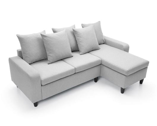 Napoli Right Facing Corner - Light Grey