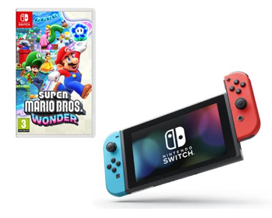 Nintendo Switch 1.1 Console with Super Mario Bros. Wonder