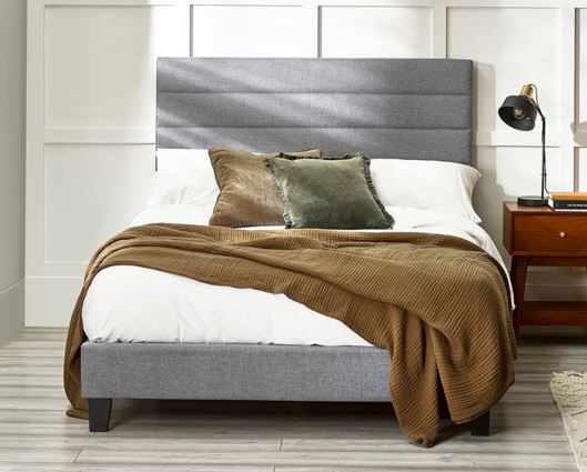 Merida Double Bed - Grey