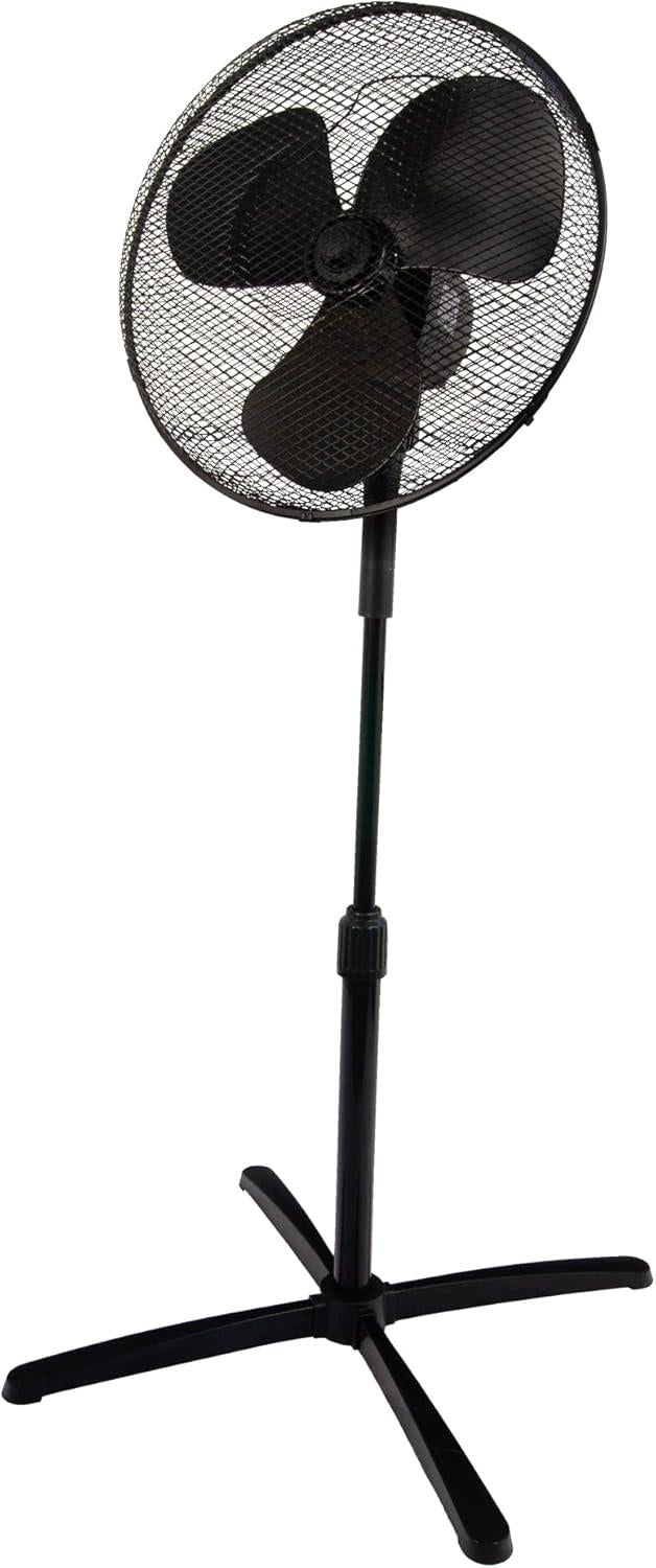 Igenix 16" Pedestal Fan Black