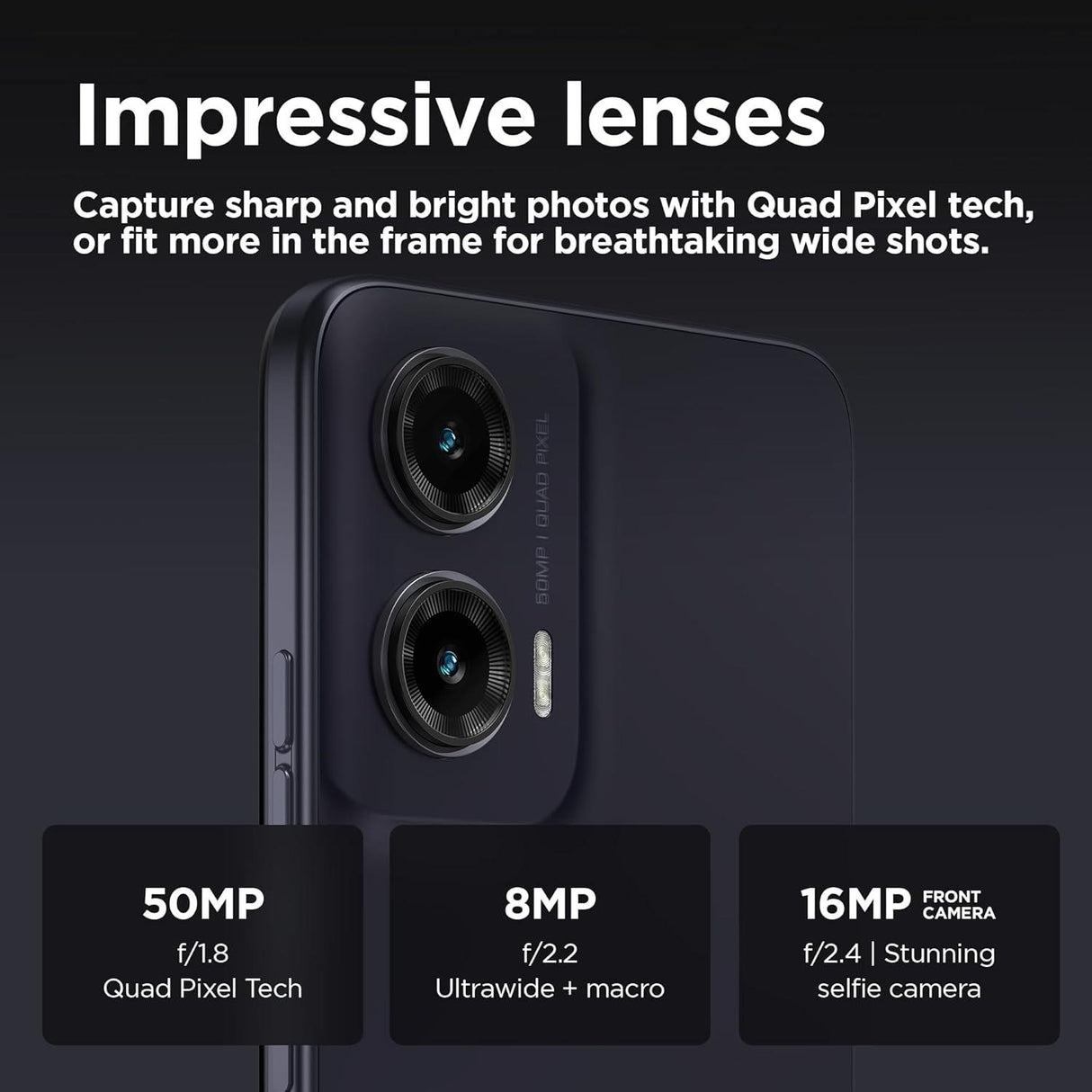 Motorola Moto G35 5G Dual SIM XT2433-5 Midnight Black 256GB, 8GB RAM