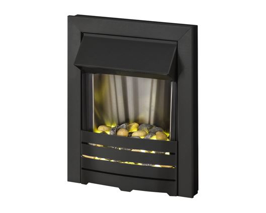 Adam Helios Electric Fire in Black
