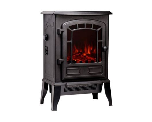 The Ripon Electric Stove in Black