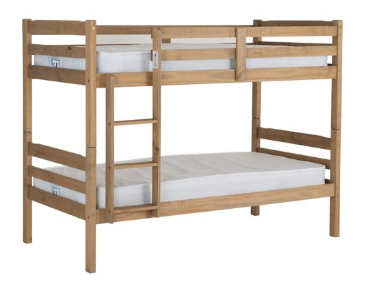 Panama 3' Bunk Bed - Natural Wax