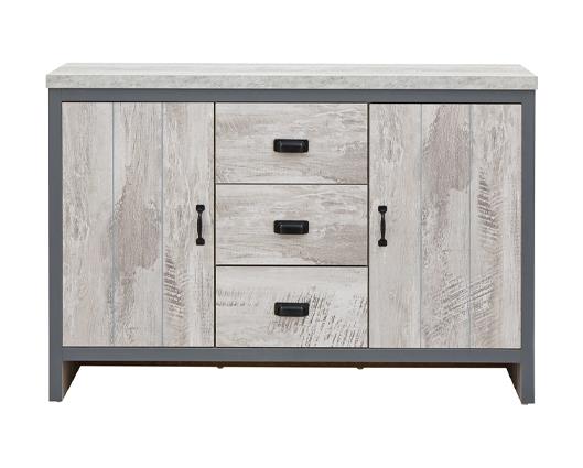 Boston 2 door 3 drawer sideboard grey