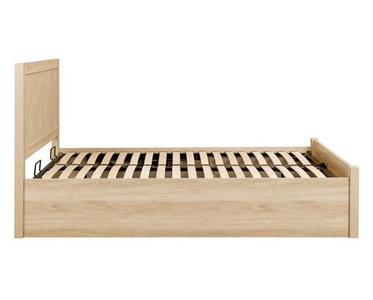 Herringford Ottoman Bed Oak - Double