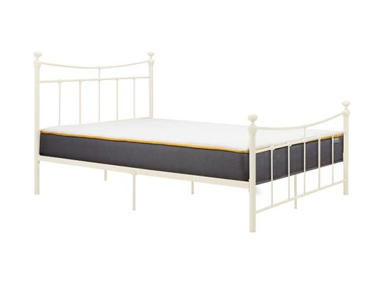 Emily Small Double Bed - Cream
