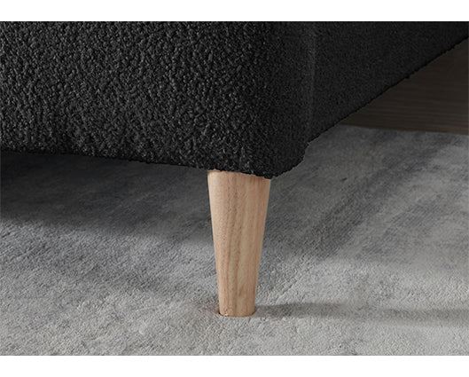 Otley Double Bed - Charcoal