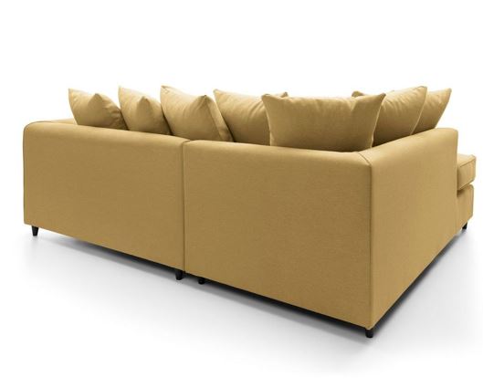 Darcy Left Hand Facing Corner Sofa-Mustard