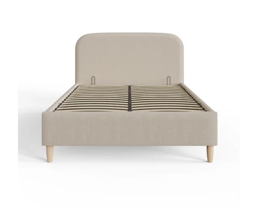 Florence 150cm Boucle Ottoman Bed Natural Stone