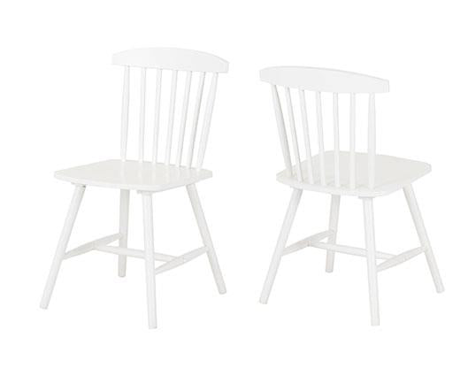 EMERY DINING CHAIR (X2 PER BOX) - WHITE