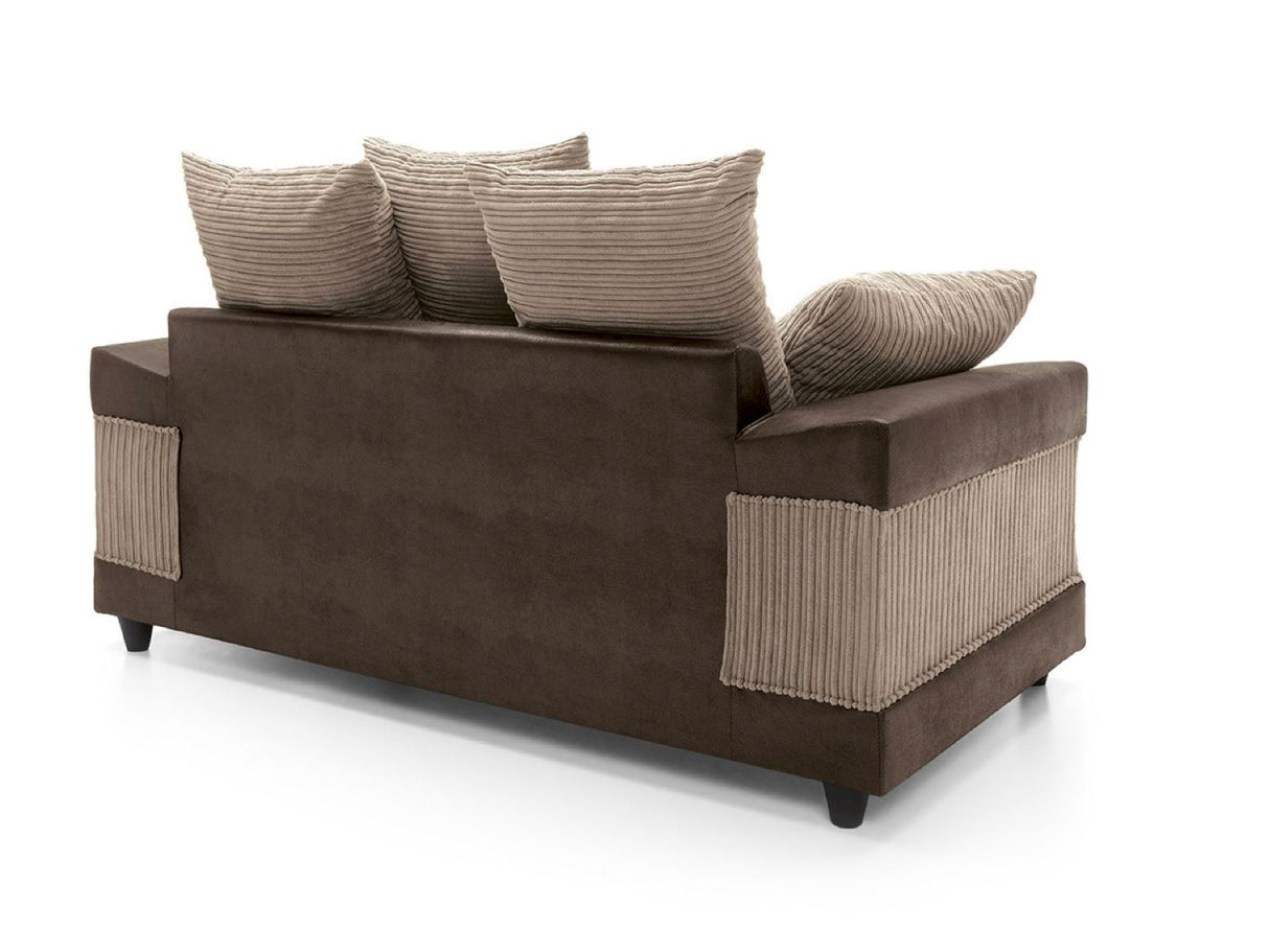 Dino 2 Seater- Brown & Beige