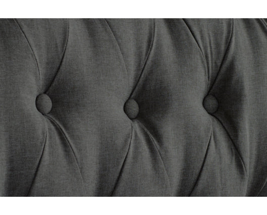 Valentino King Bed - Charcoal