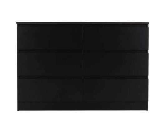 Malvern 8 Drawer Chest - Black