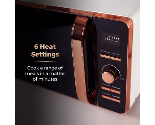 Tower 800W 20L Digital Microwave Rose Gold