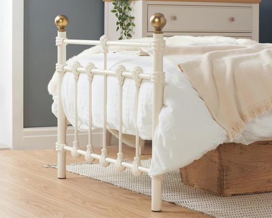 Atlas Single Bed - Cream