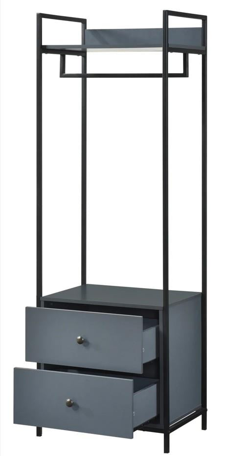 Alva Duo Bedroom Set - Dark Grey