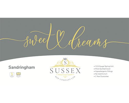 Sandringham Divan and Mattress Set- Single