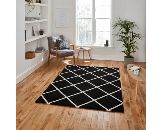 Brooklyn BRK35 Black/White - 120 x 170