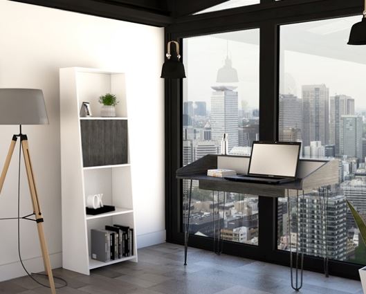 Dallas Bookcase with Doors