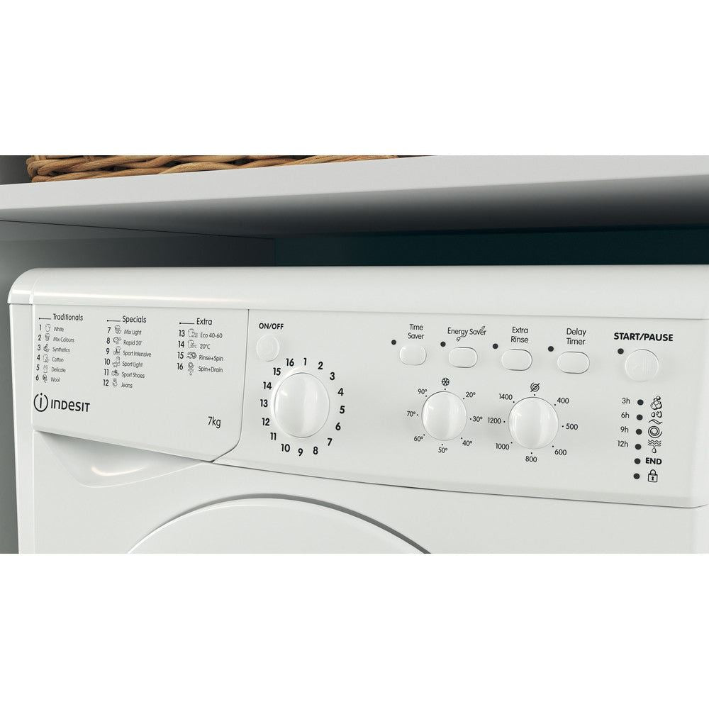 Indesit IWC81283WUKN 8KG Washing Machine - White