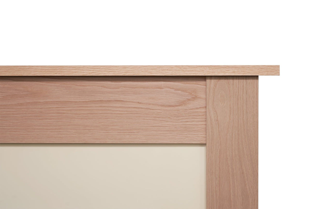 Adam Southwold Fireplace in Oak and Cream, 43 inch