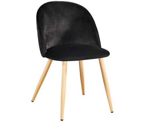 Venice Dining Chairs Black (PK 2)