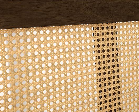 Croxley Rattan Bed Walnut - Double
