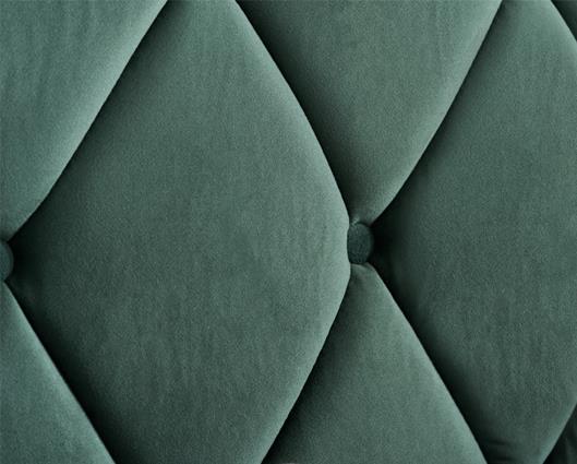 Loxley Small Double Bed - Green