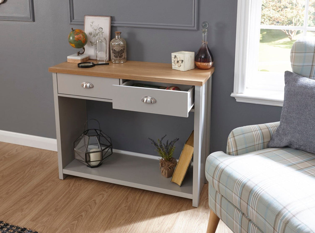 Lancaster console hall table grey