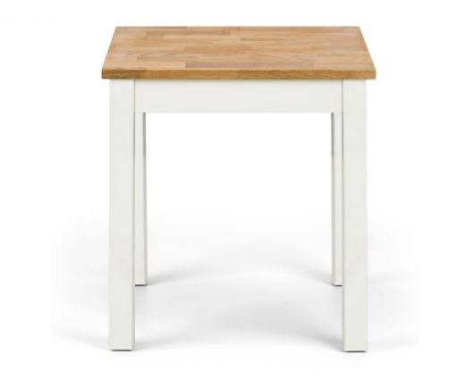 COXMOOR LAMP TABLE - WHITE & OAK