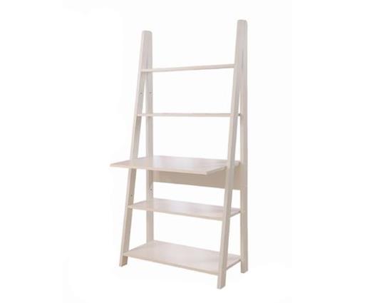 Tall Ladder Desk - White