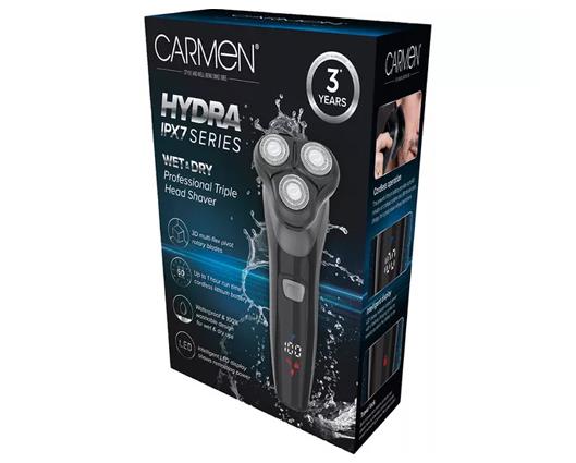 Carmen Hydra Mens Professional IPX7 Shaver