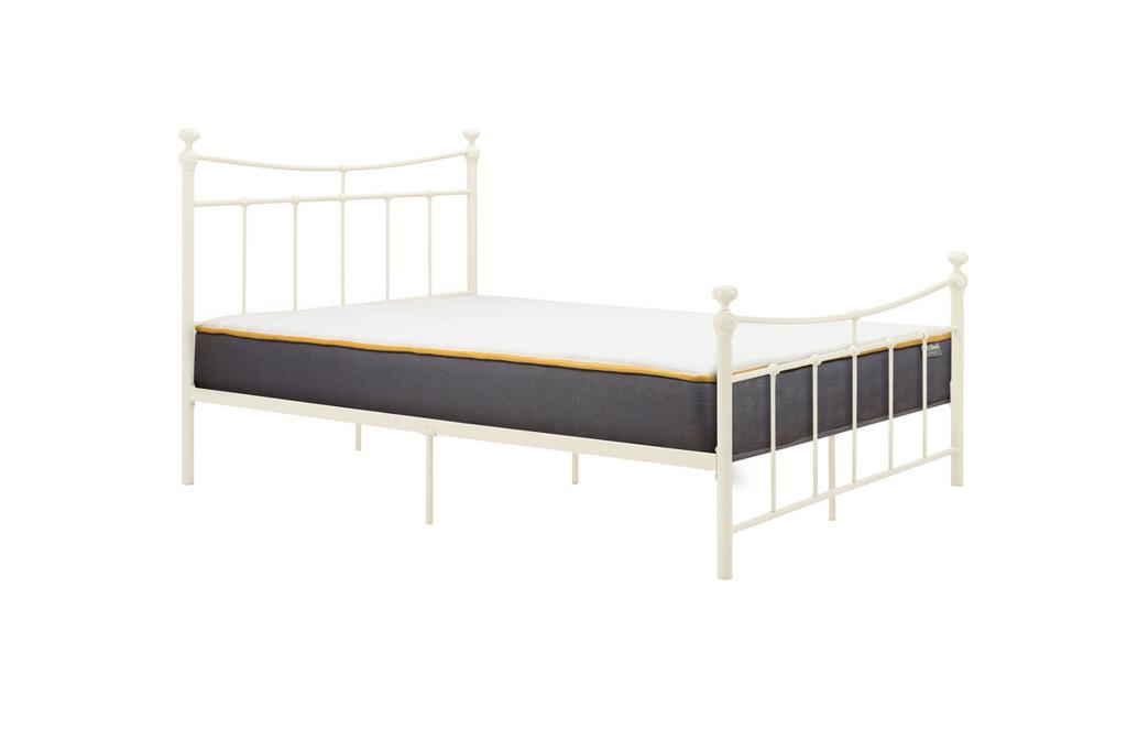 Emily Double Bed - Cream