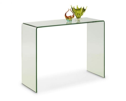 AMALFI BENT GLASS CONSOLE TABLE