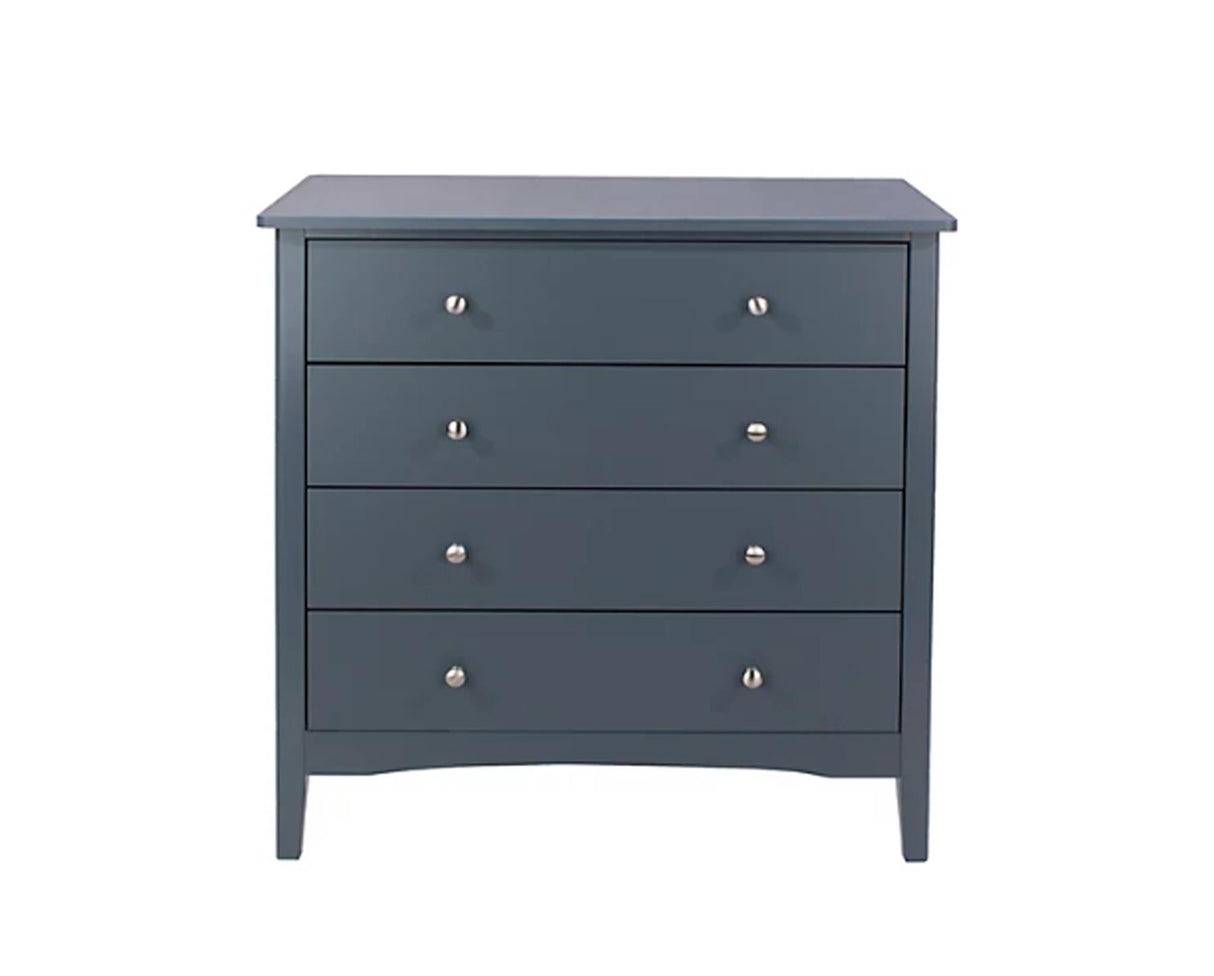 Como 4 Drawer Chest-Midnight Blue