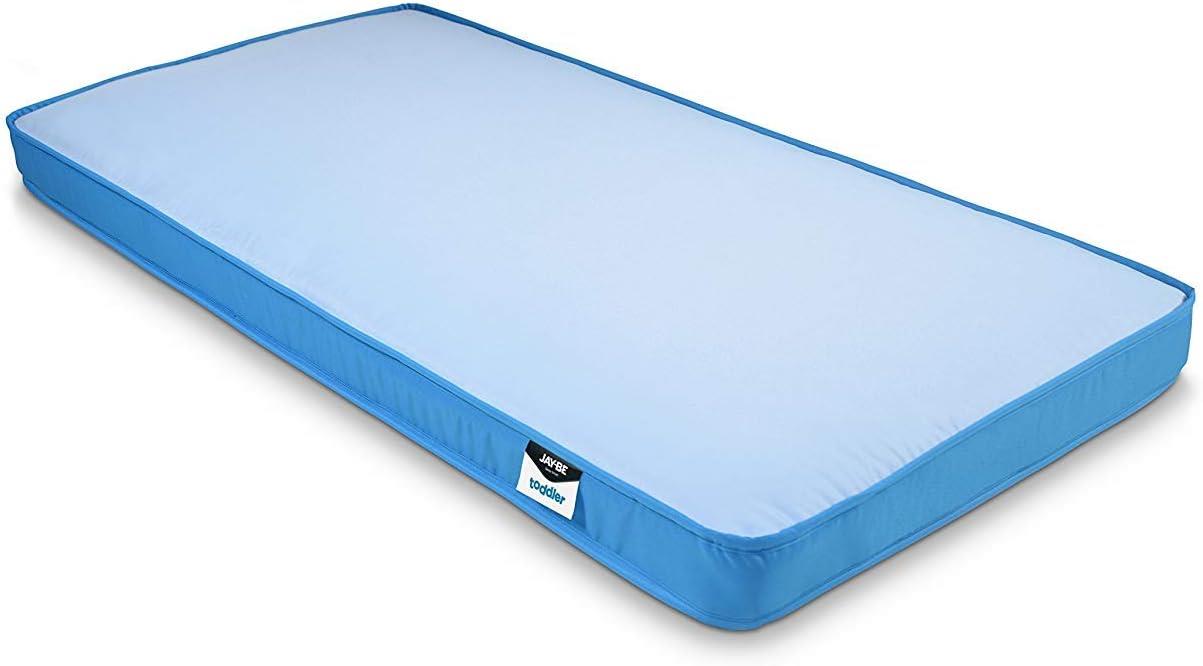 Jay-Be Toddler Waterproof Anti-Allergy Anti-Microbial Foam Free Sprung Mattress - Suitable for 2+ years of age