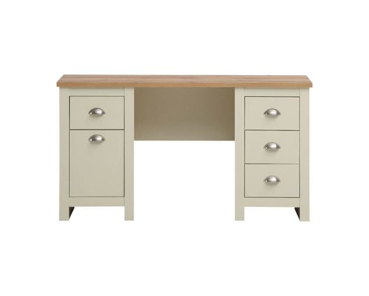 Lisbon 5 Drawer Desk