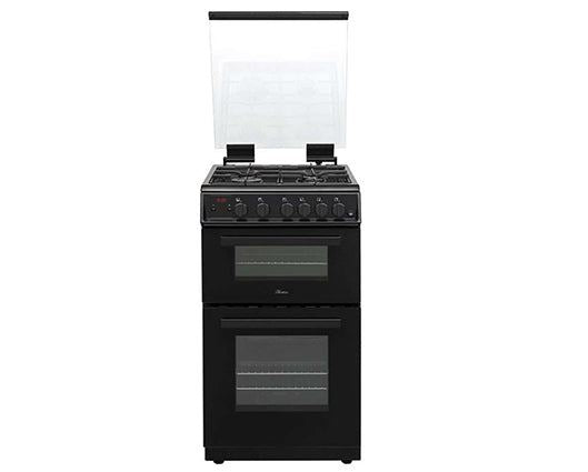 Hostess DOG50B 50cm Lidded Gas cooker Black
