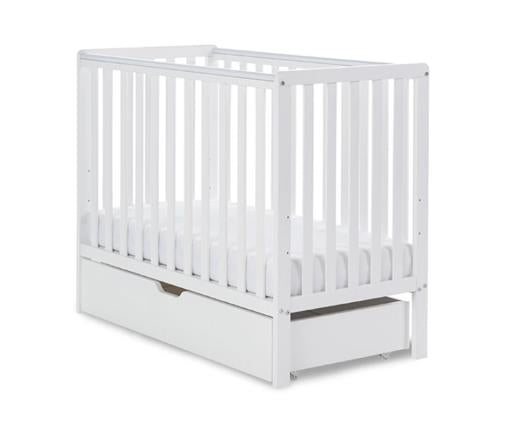 Bantam Cot & Under Drawer-White