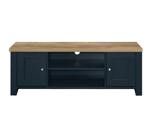 Highgate Large TV Unit-Navy
