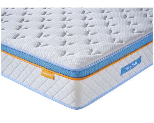 90cm SleepSoul Heaven 2000 Pocket Mattress - Single